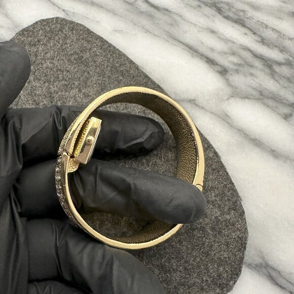 Vintage Cenere Rhinestone Bracelet Watch Unique and Beautiful Timepiece - Picture 3 of 10